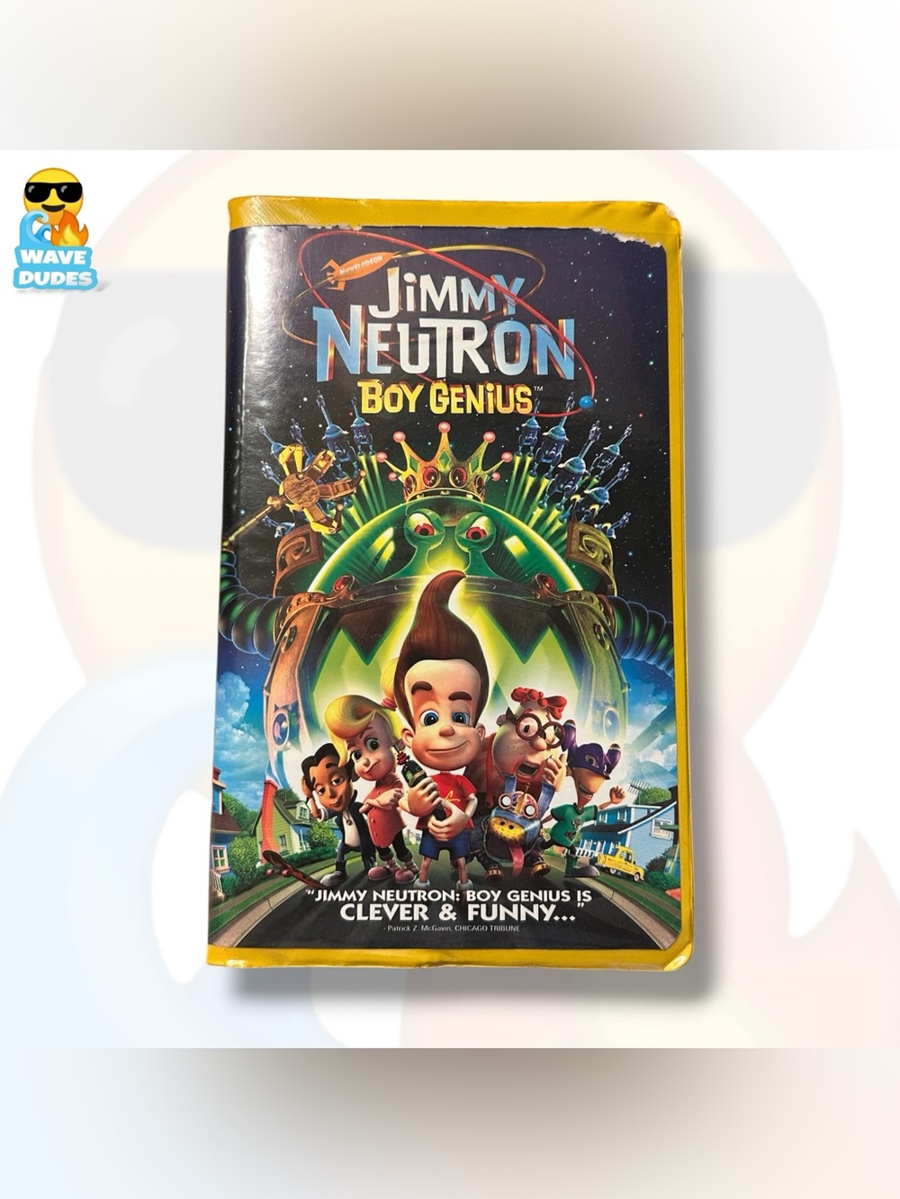 Jimmy Neutron Boy Genius Clamshell VHS Tape